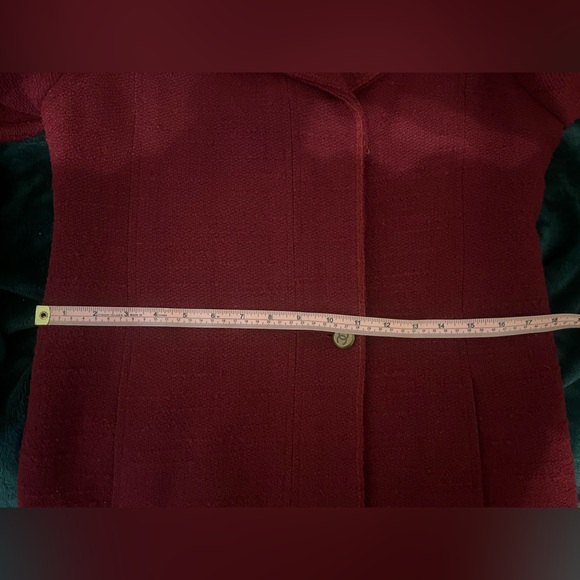 Chanel Burgundy Blazer Jacket - Picture 13 of 16